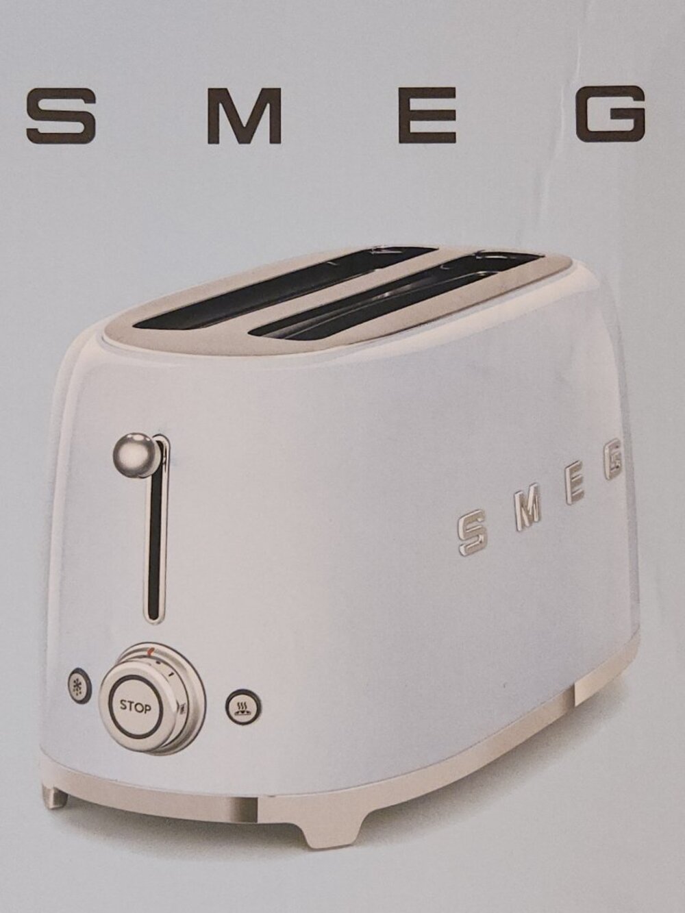 SMEG 50's Retro 4 Slice Steel Toaster, Red, TFS02RDUS Brand New
